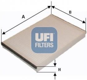 UFI Filtr, wentylacja przestrzeni pasażerskiej 53.206.00