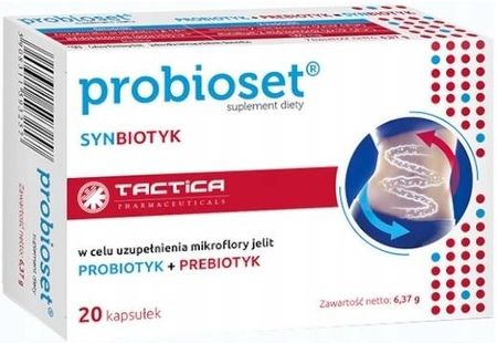 Probioset - synbiotyk, 20 kaps