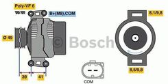 BOSCH Alternator  0 986 048 820