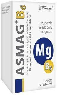 Asmag B  50 tabletek