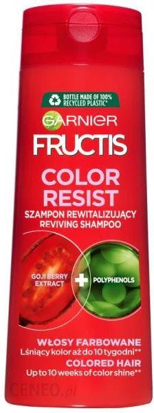  Garnier Fructis Color Resist szampon wzmacniający do włosów farbowanych i z pasemkami 400ml