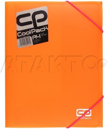 Coolpack Teczka Gumka A4 Neon/Pomarańczo Patio 52139Ptr (Pa3351)