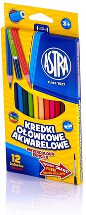 Kredki Ołówkowe Akwarelowe 12 Kolorów