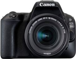 Canon EOS 200D czarny + 18-55mm DC III