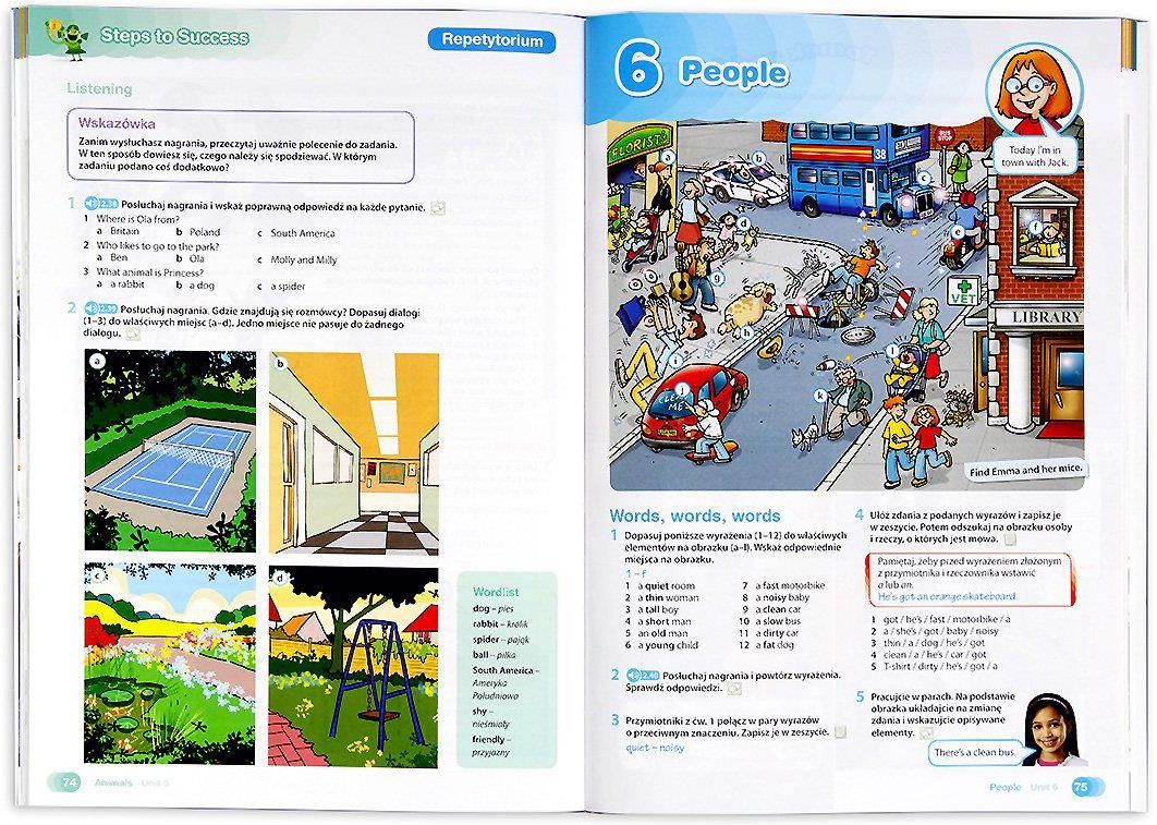 Steps Plus Klasa 4 Cwiczenia Odpowiedzi Nauka angielskiego Steps Plus 4 CB podręcznik wieloletni + CD OXFORD