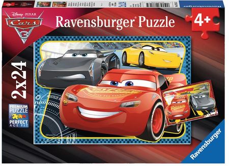 Ravensburger Disney Auta Mcqueen I Storm Puzzle 2X24 El 078165