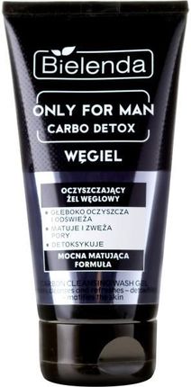 Bielenda Only For Man Carbo Detox oczyszczający żel do mycia twarzy 150ml
