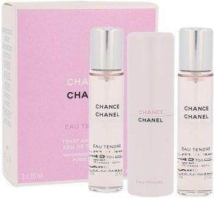Chanel Chance Eau Tendre 3x 20 ml Woda Toaletowa Napełnienie 20 ml 