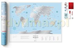 Zdjęcie Mapa zdrapka Świat travel map silver world [KSIĄŻKA] - Marki