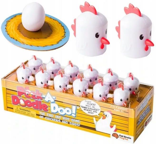 Fat Brain Toys - Gra kurnik Peek-A-Doodle Doo