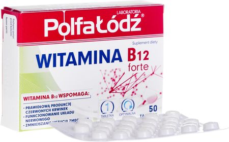 Polfa Łódź Witamina B12 Forte 50 tabl