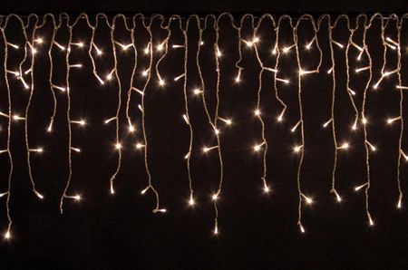Świąteczne lampki z efektem deszczu 200 LED ciepły biały – 5 m