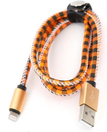 Platinet USB Lightning 1m Pomarańczowy (PUCLCIP1O)