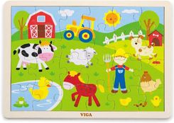 Zdjęcie Viga Puzzle Na Podkładce Farma 24el. - Sulmierzyce
