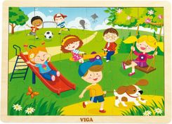 Zdjęcie Viga Drewniane Puzzle Cztery Pory Roku Wiosna - Bełchatów