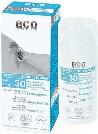 Eco Cosmetics Spf 30 Emulsja Na Słońce Neutral 100ml