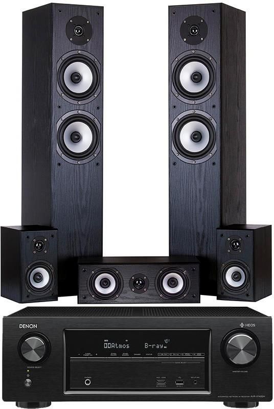 Kino domowe Denon AvrX1400 + Wilson Cinematic czarny Opinie i ceny