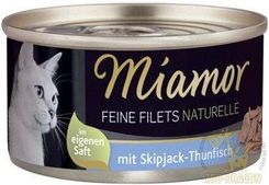 Miamor Feine Filets Naturelle Tuńczyk Skipjack 80g