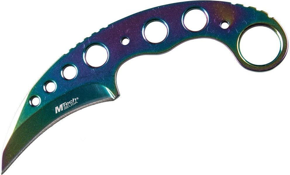 Nóż Master Cutlery MTech Karambit Neck Rainbow MT664TI Ceny i