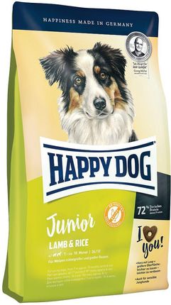 Happy Dog Supreme Young Junior Jagnięcina I Ryż Medium & Maxi 10Kg