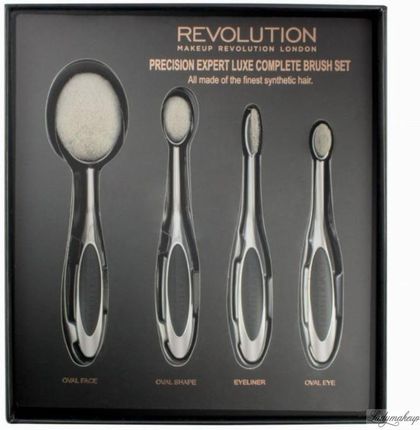 Makeup Revolution Precision Expert Luxe Complete Brush Set Zestaw Pędzli Do Makijażu 4 szt