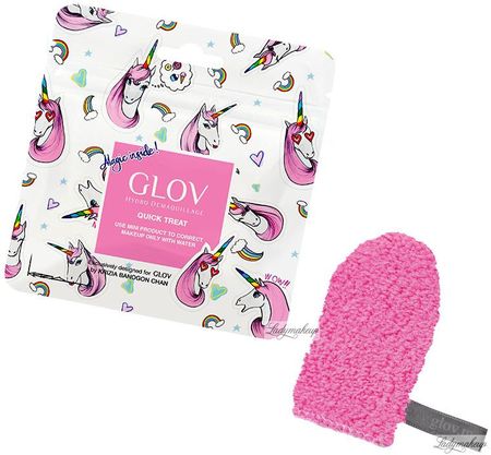 Glov Quick Treat Limited Unicorn Edition Party Pink Mini Rękawica Do Demakijażu Imprezowy Róż 1 szt