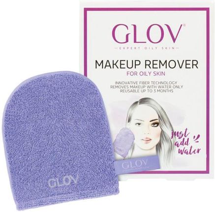 Glov Hydro Demaquillage Makeup Removing Glove For Oily And Mixed Skin Expert Rękawica Peelingująca Demakijażu Do Skóry Tłustej I Mieszane 1 szt