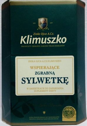Produkty Benedyktyńskie Zioła o. Klimuszko wspierające zgrabną sylwetkę 30 saszetek po 1,5 g