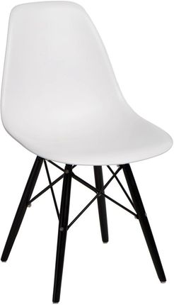 D2 Krzesło P016W Pp Białe Black (84918)