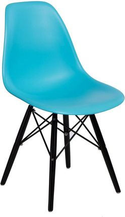 D2 Krzesło P016W Pp Ocean Blue Black (84879)