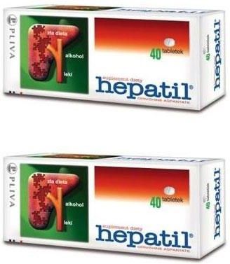 Hepatil 150 mg tabletki 2 x 40 szt.
