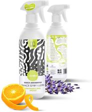 Zdjęcie Płyn do Szyb Lśniące Szyby i Lustra Lawenda, Słodka Pomarańcza 500 ml Klareko - Bydgoszcz