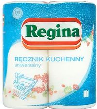Zdjęcie Ręcznik Kuchenny Nadrukiem Kwiatowym Regina Biały 2 Szt.  - Nakło nad Notecią