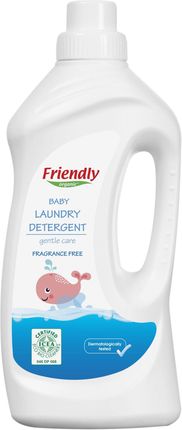 Friendly Organic, Płyn do prania ubranek dziecięcych, bezzapachowy 1L 