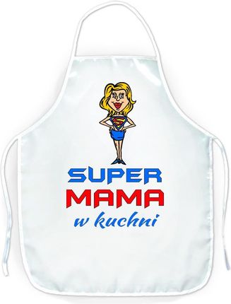 Fartuszek kuchenny prezent dla Mamy Super Mama