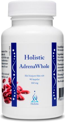 Kapsułki Holistic AdrenaWhole koncentrat z całego nadnercza bydlęcego 160 mg 90 szt.