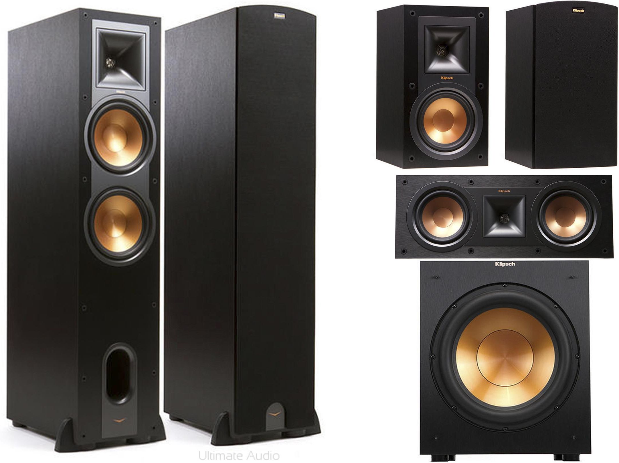 Klipsch Reference I R28F + R15M + R25C + R12SW czarny Opinie i