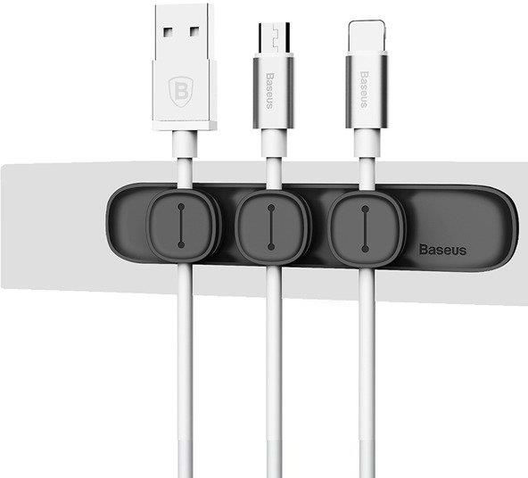 Baseus Magnetyczny Organizer Do Kabli Peas Cable Clip - zdjęcie 2 Baseus Magnetyczny Organizer Do Kabli Peas Cable Clip