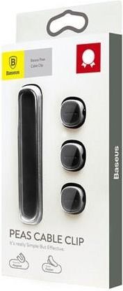Baseus Magnetyczny Organizer Do Kabli Peas Cable Clip - zdjęcie 4 Baseus Magnetyczny Organizer Do Kabli Peas Cable Clip