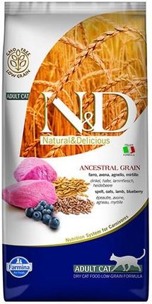 N & D Low Grain Lamb & Blueberry Adult Cat 5kg