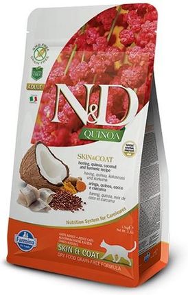 N & D Cat Quinoa Skin & Coat Herring 1,5kg