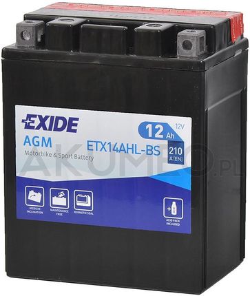 Exide Etx14Ahl-Bs