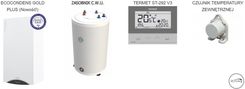 Zdjęcie Termet Pakiet EcoCondens Gold Plus 20 + zasobnik SG 140 l + czujnik NTC + zawór trójdrożny + regulator ST-292v3 + czujnik WKP460100000034 - Kraków