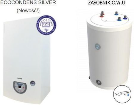 Termet Pakiet EcoCondens Silver 20 + zasobnik SG 120 l + czujnik temp. zasobnika NTC + zawór trójdrożny WKP440100000025