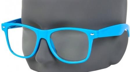 Błękitne okulary nerdy zerówki Damskie i Męskie