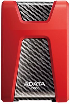 Adata HDD HD650 Durable Lite 2TB Czerwony (AHD6502TU31CRD)