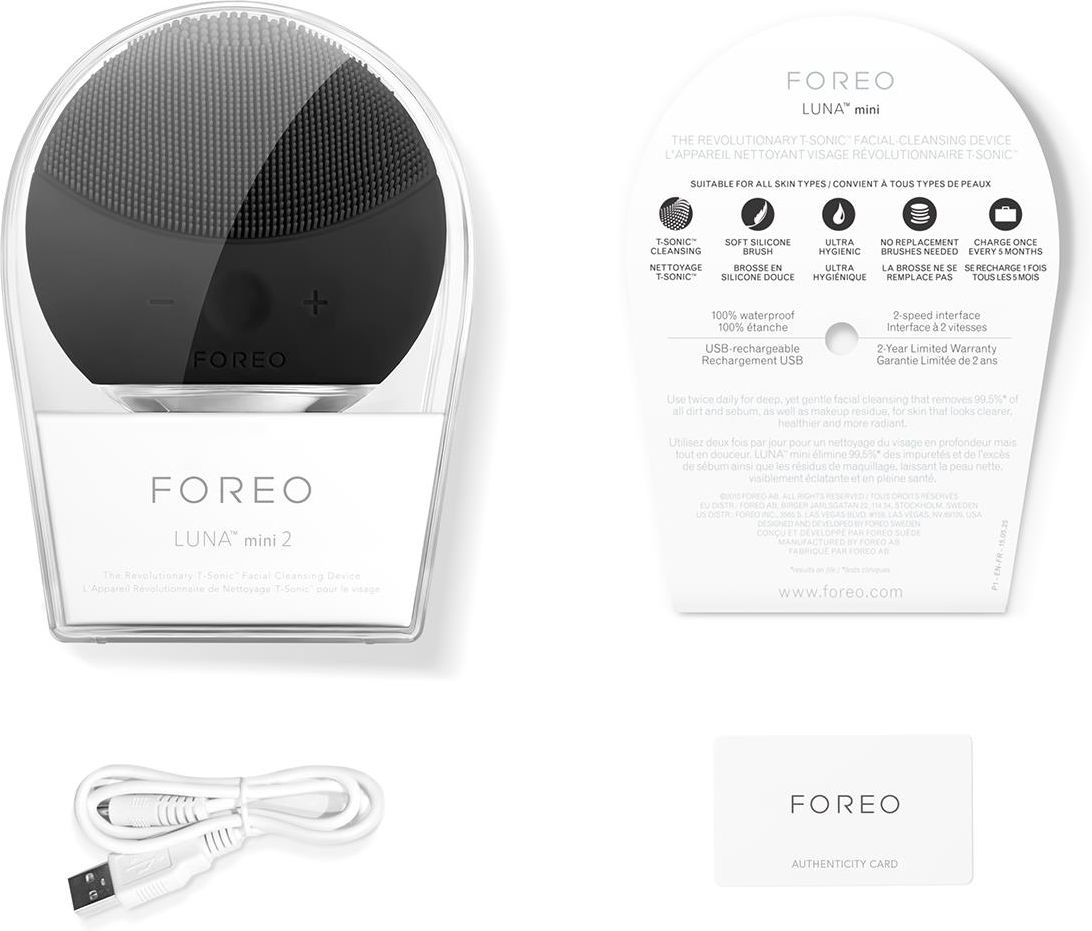 新品未使用 FOREO フェレオ LUNA mini2 ミッドナイト FOREO LUNA mini 2 szczoteczka soniczna do twarzy Midnight