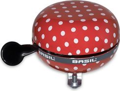 Zdjęcie Basil Dzwonek Rowerowy Big Bell Polkadot 80 Mm Red/White Dots  - Bieżuń