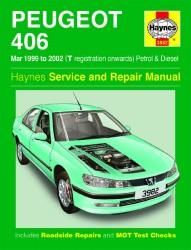 Peugeot 406 Petrol &amp; Diesel (Mar 99 - 02) Haynes Repair Manual