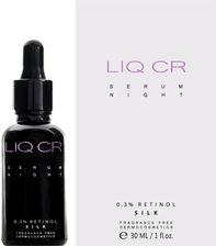 Liqpharm LIQ CR Serum Night 0.3% Retinol SILK koncentrat intensywnie korygujący na noc 30ml - dobre Serum do twarzy